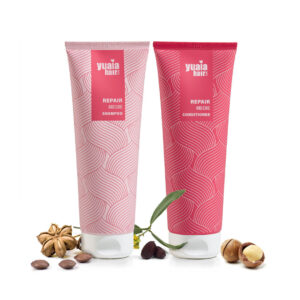 Repair and Care Shampoo og Conditioner 250 ml - sulfatfri & silikonefri - Yuaia