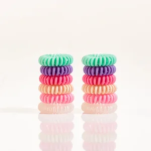 Hair Rings 6-pack - Candy 2 stk (spar 11%) - Yuaia