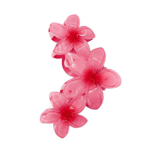Blomster hårklemme - Cherry stor - Yuaia Haircare