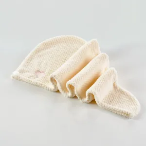 Mikrofiber håndklæde til hår - Pudder - Yuaia