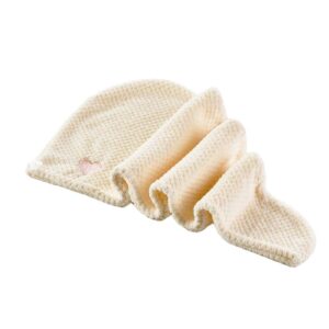 Mikrofiber håndklæde til hår - Pudder - Yuaia