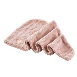 Mikrofiber håndklæde til hår - Rosa - Yuaia