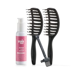 Ultimative mor og datter sættet - 2 stk Soft Black (Gratis hårserum og cleaning brush) - Yuaia