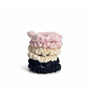 6-pak Soft Satin Scrunchies Small - Blush - Yuaia